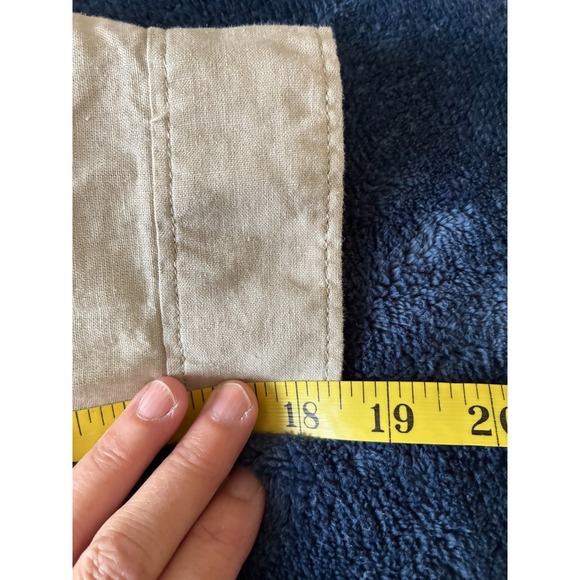 H&M Linen Blend Beige Long Sleeve Button Up Men's M Preppy Casual Soft NWT (P13) - Picture 10 of 10